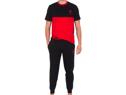 Pánské pyžamo Liverpool FC, bavlněné, krátký rukáv