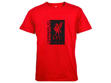 Tričko Liverpool FC, červeno-černé, bavlněné
