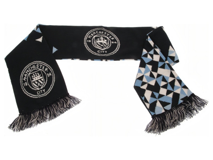 Šála Manchester City FC, oboustranná, 152x19 cm
