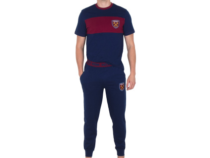 Pánské pyžamo West Ham United FC, bavlněné, krátký rukáv