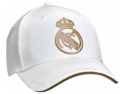 Dětská kšiltovka Real Madrid FC, bílá, univerzální