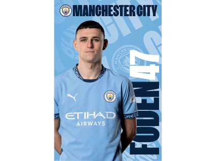 Plakát Manchester City FC, Phil Foden
