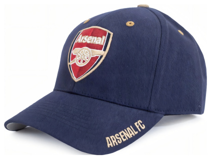 Kšiltovka Arsenal FC, tmavě modrá, vyšitý znak, 55-61 cm