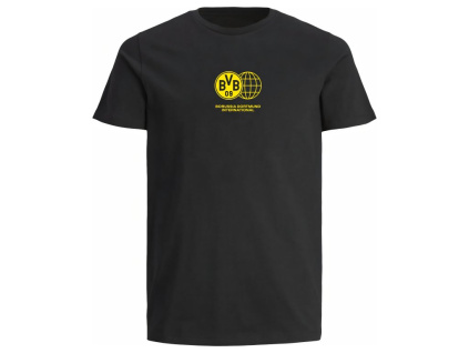 Tričko Borussia Dortmund, INTL, černé, bavlna (Velikost 3XL)