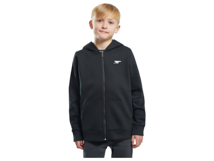 Dětská mikina Arsenal, černá, zip, kapuce, boční kapsy (Velikost 13-14 r)