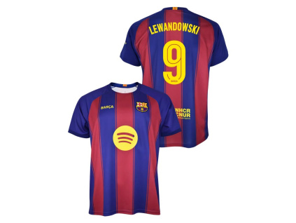 Dres FC Barcelona 25/26, Lewandowski 9, oficiální replika (Velikost XXL)