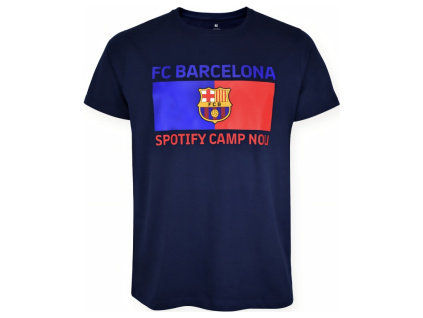 Dětské tričko FC Barcelona Spotify Camp Nou, tmavě modré (Velikost 13-14 r)