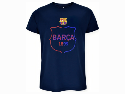 Dětské tričko FC Barcelona, tmavě modré, BARÇA 1899, bavlna (Velikost 13-14 r)