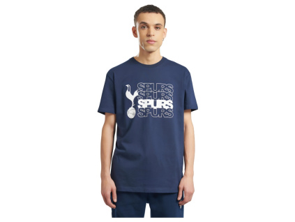 Tričko Tottenham Hotspur, tmavá modrá, SPURS, bavlna (Velikost XXL)