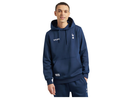 Mikina Tottenham Hotspur, tmavě modrá, kapuce, klokaní kapsa (Velikost XXL)