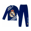 Dětské pyžamo Real Madrid, modré, dlouhý rukáv a kalhoty (Velikost 13-14 r)