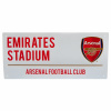 Plechová cedule Arsenal FC 40x18 cm white