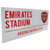 Plechová cedule Arsenal FC 40x18 cm white
