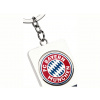FotbalFans.cz - BAM6071 - Klíčenka FC Bayern Mnichov. Oboustranná. Červená a stříbrná. 8,5x3,5cm
