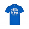 FotbalFans.cz - CHE6027-XL - Modré tričko Chelsea FC, bílý nápis "Chelsea The Blues 1905", bavlna