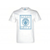 FotbalFans.cz - MAC6025-XL - Bílé Tričko Manchester City FC, modrý nápis Man City, bavlna