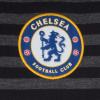 Polo Tričko Chelsea FC, vyšitý znak, černá a šedá