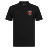 Polo Tričko West Ham United FC, vyšitý znak, černé