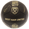 Fotbalový Míč West Ham United FC, Černý, Zlaté podpisy, Vel. 1