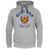 Mikina West Ham United FC, šedá, kapuce