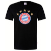 Tričko FC Bayern Mnichov, černé, 100% bavlna