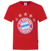 Dětské tričko FC Bayern Mnichov, červené, 100% bavlna