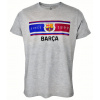 Dětské tričko FC Barcelona, šedé, bavlna