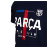 Tričko FC Barcelona, tmavě modrá, bavlna