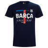 Dětské Tričko FC Barcelona, tmavě modrá, bavlna
