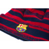 Dětská čepice FC Barcelona, bambule, pruhovaná