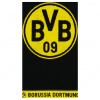 Ručník Borussia Dortmund, černý, 50x100 cm