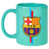 Hrnek FC Barcelona, tyrkysový, 300 ml