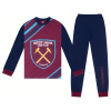 Dětské pyžamo West Ham United FC, vínovo-modré, bavlna