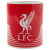 Hrnek Liverpool FC, červený s bílými pruhy, 300 ml
