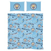 Povlečení Manchester City FC, modré, 200x200 / 50x75 cm 2x