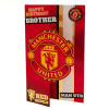 Narozeninové blahopřání Manchester United FC, pro bratra, 22x12 cm