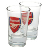 Sklenice na panáky Arsenal FC, 50 ml, sada 2 ks