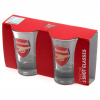 Sklenice na panáky Arsenal FC, 50 ml, sada 2 ks