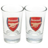 Sklenice na panáky Arsenal FC, 50 ml, sada 2 ks