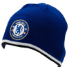 Zimní čepice Chelsea FC, modrá a černá, oboustranná