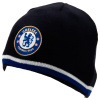 Zimní čepice Chelsea FC, modrá a černá, oboustranná