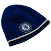 Zimní čepice Chelsea FC, modrá a černá, oboustranná