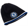 Zimní čepice Chelsea FC, modrá a černá, oboustranná