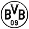 Samolepka Borussia Dortmund, černá, 8 cm