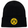 Zimní čepice Borussia Dortmund, beanie, černá