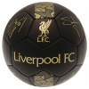 Fotbalový míč Liverpool FC, černý, podpisy, vel. 1