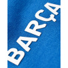 Dětská mikina FC Barcelona, modrá, kapuce, zip