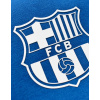 Dětská mikina FC Barcelona, modrá, kapuce, zip