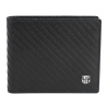 Peněženka FC Barcelona, černá, kůže, kovový znak