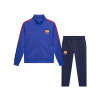 Dětská sportovní souprava FC Barcelona, modrá/navy, zip (Velikost 13-14 r)